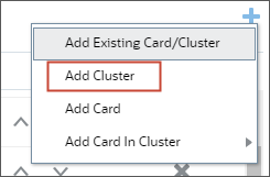 Adding clusters